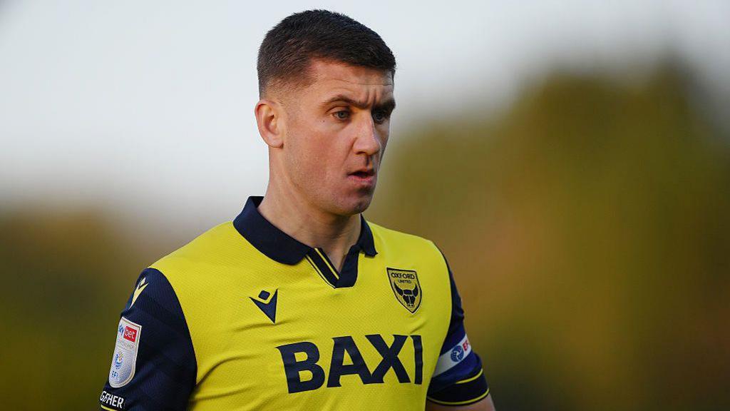 Cameron Brannagan in action for Oxford United