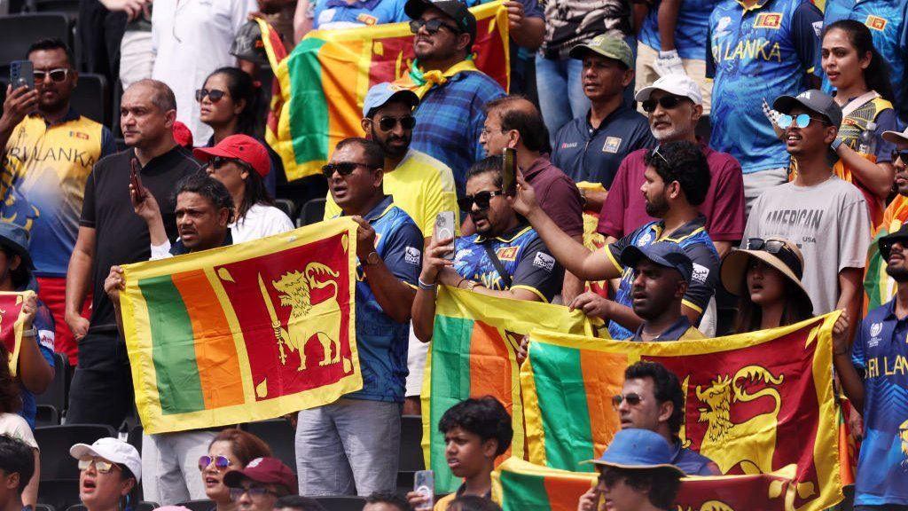 Sri Lanka fans in the stands