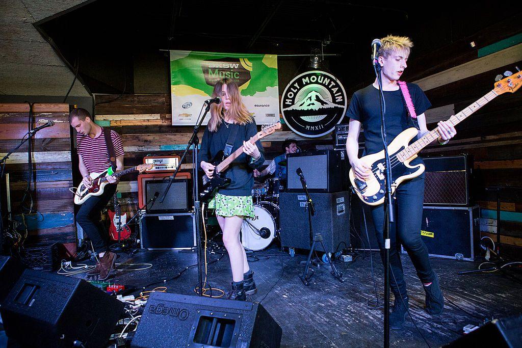 A young Wolf Alice play at the SXSW festival in Austin, Texas in 2013.