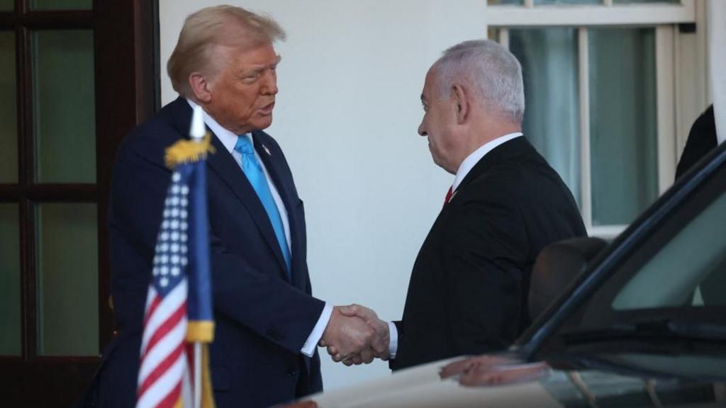 Donald Trump and Benjamin Netanyahu