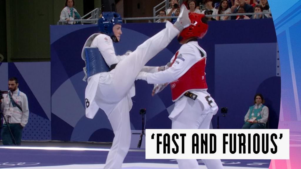 GB's McGowan reaches women's +67kg taekwondo quarter-finals