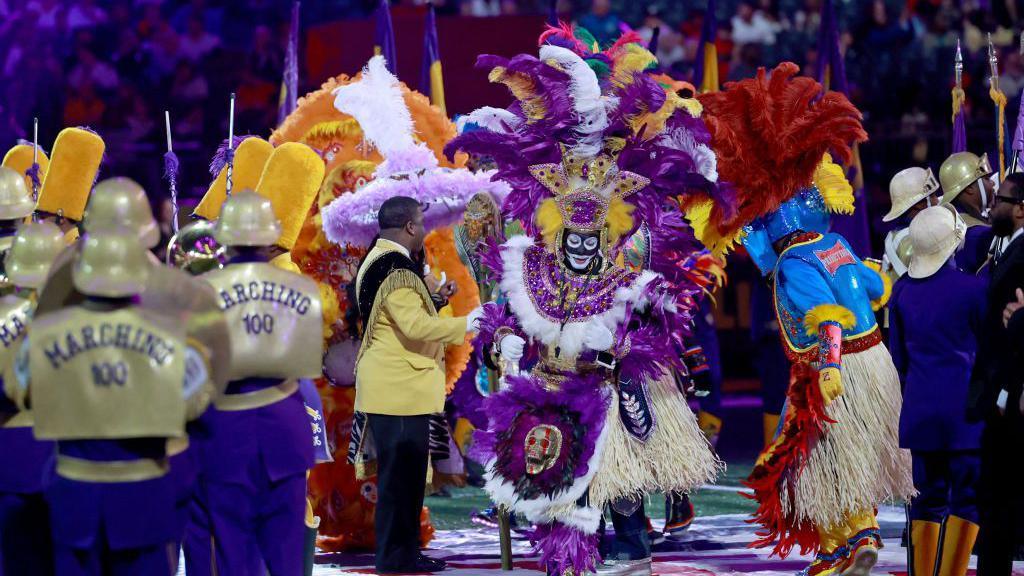 Colourful dancers on opening night