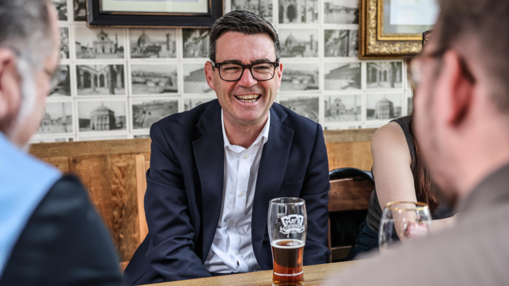 Burnham says 20% business rates cut for English pubs 'a first step'