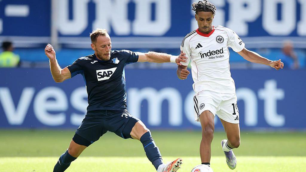 Jean-Matteo Bahoya has two goals and an assist from his opening two Bundesliga matches