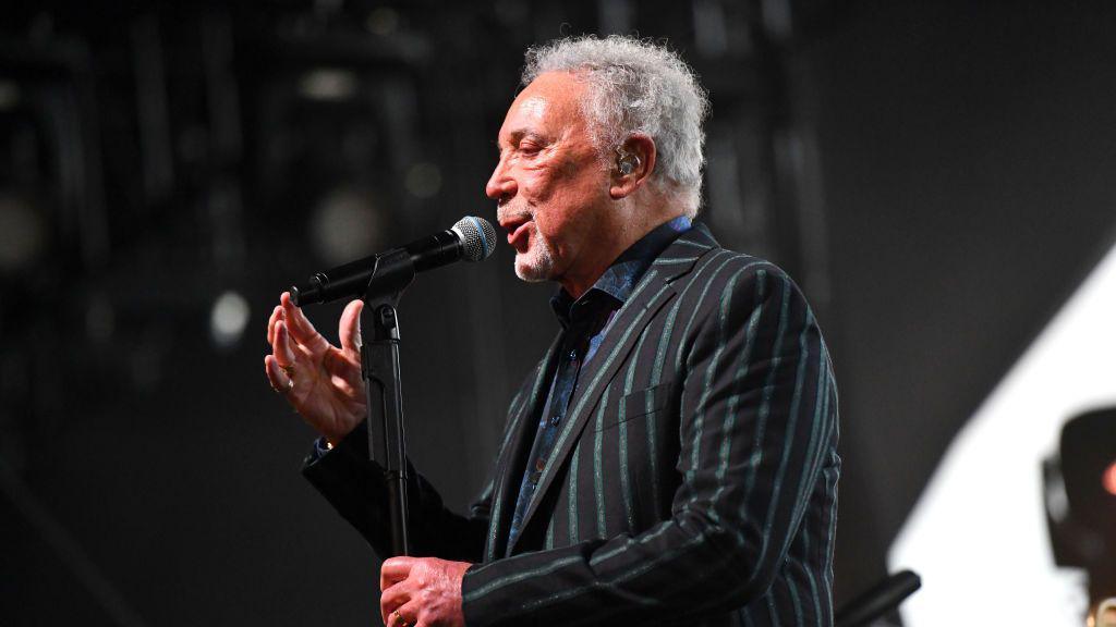 Tom Jones singing