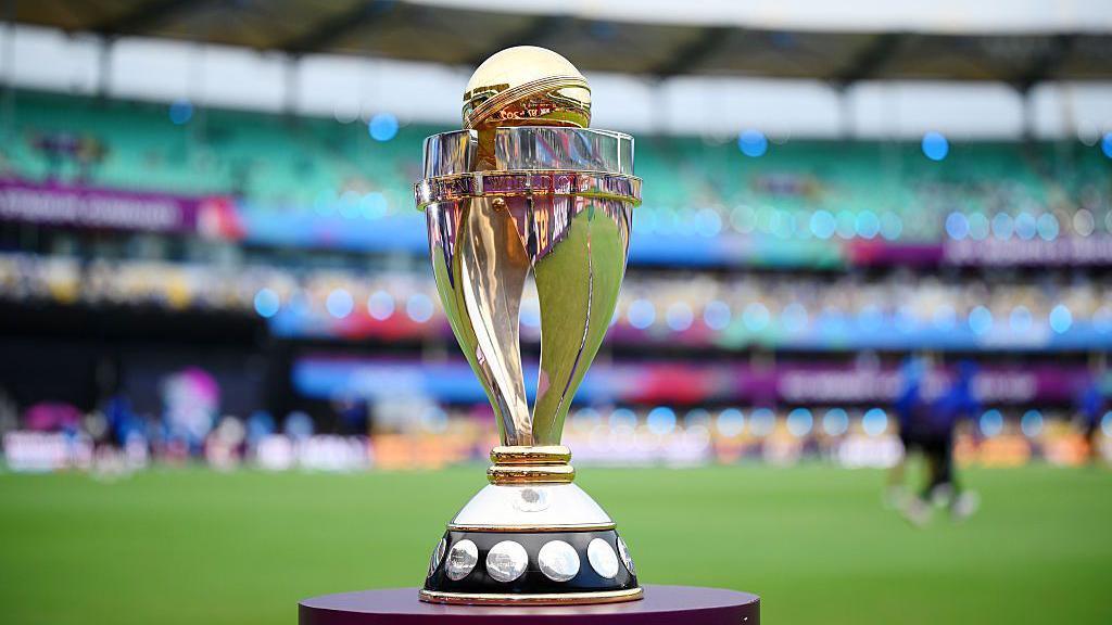 ICC Women's Cricket World Cup trophy.