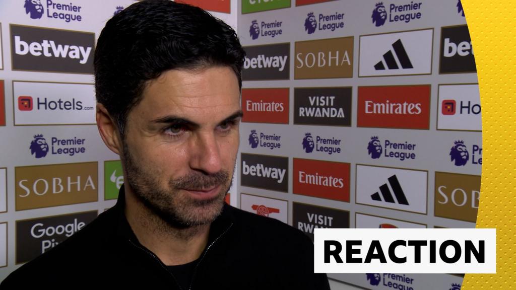 'We want to be first' - Arteta wants more after win over Ipswich