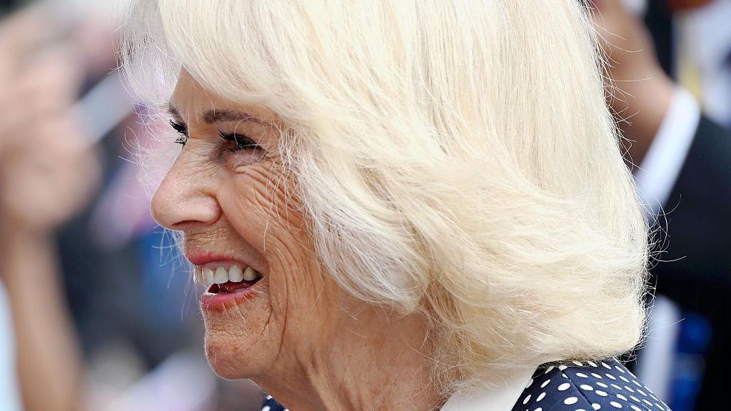 Queen Camilla on a visit to Cornwall