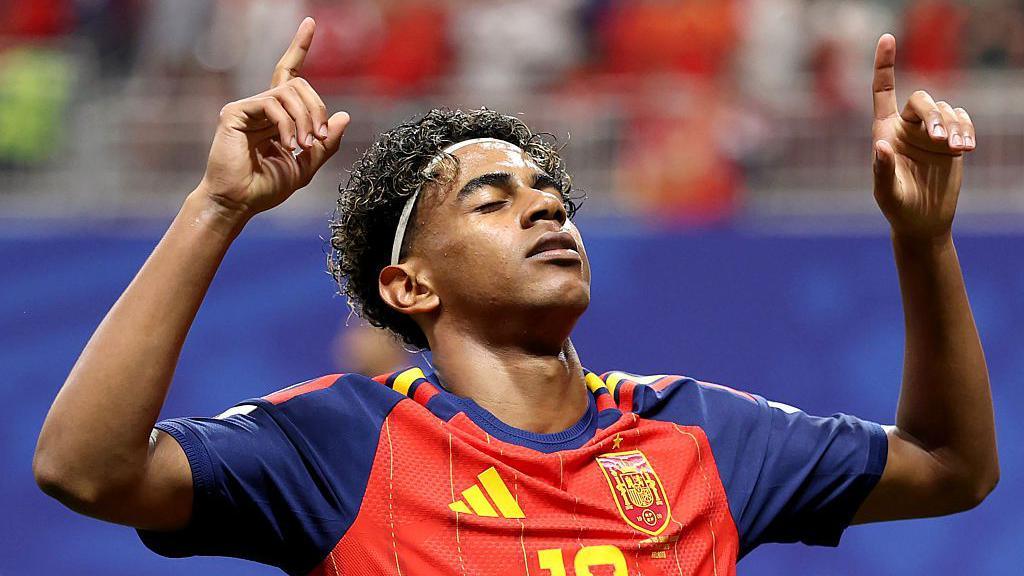 Spain's Lamine Yamal
