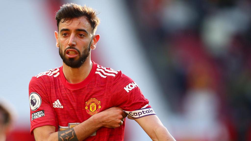 Manchester United captain, Bruno Fernandes