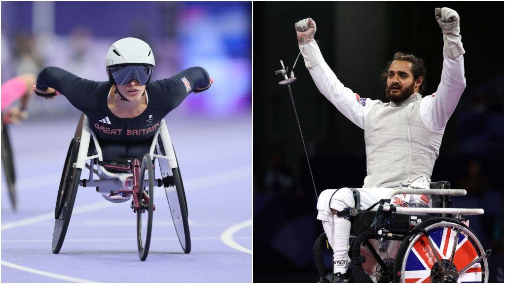 Sammi Kinghorn and Dimitri Coutya of Team Great Britain