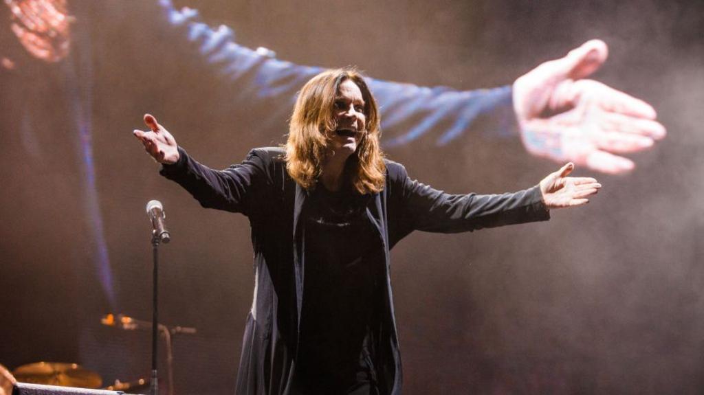 Ozzy Osbourne performs 