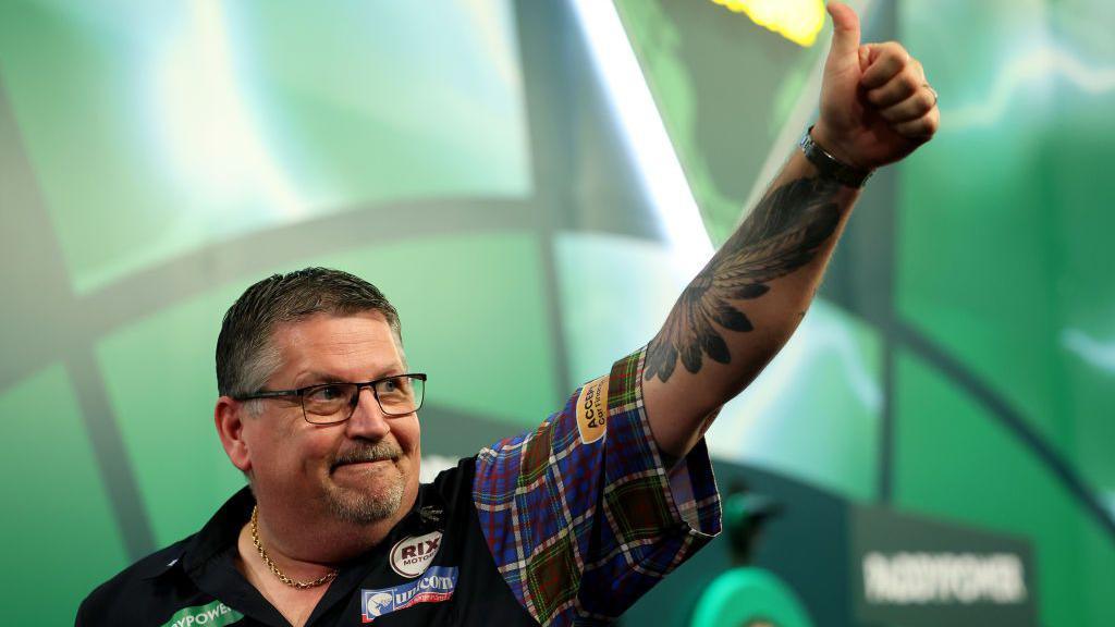 Scottish darts player Gary Anderson