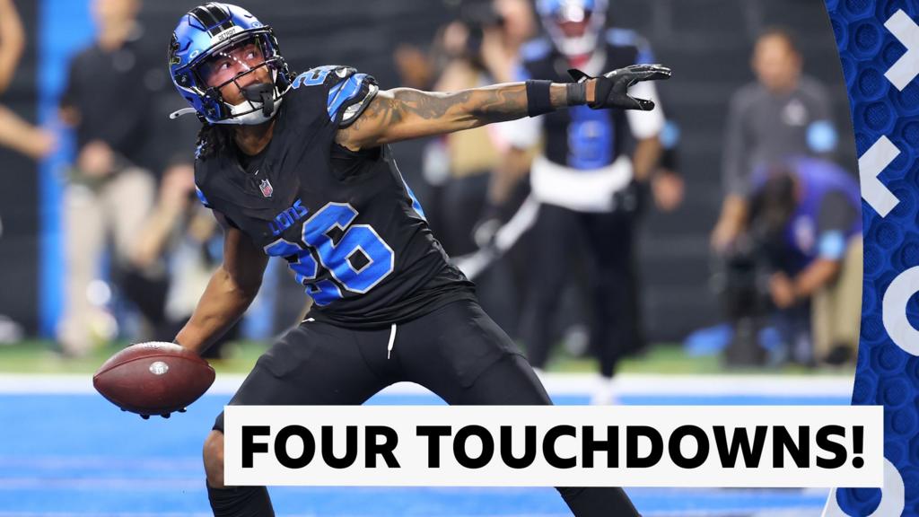 'A night to remember!' - Detroit Lions' Gibbs scores FOUR touchdowns