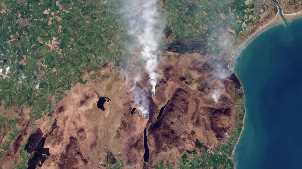 Area burned by UK wildfires in 2025 already at annual record