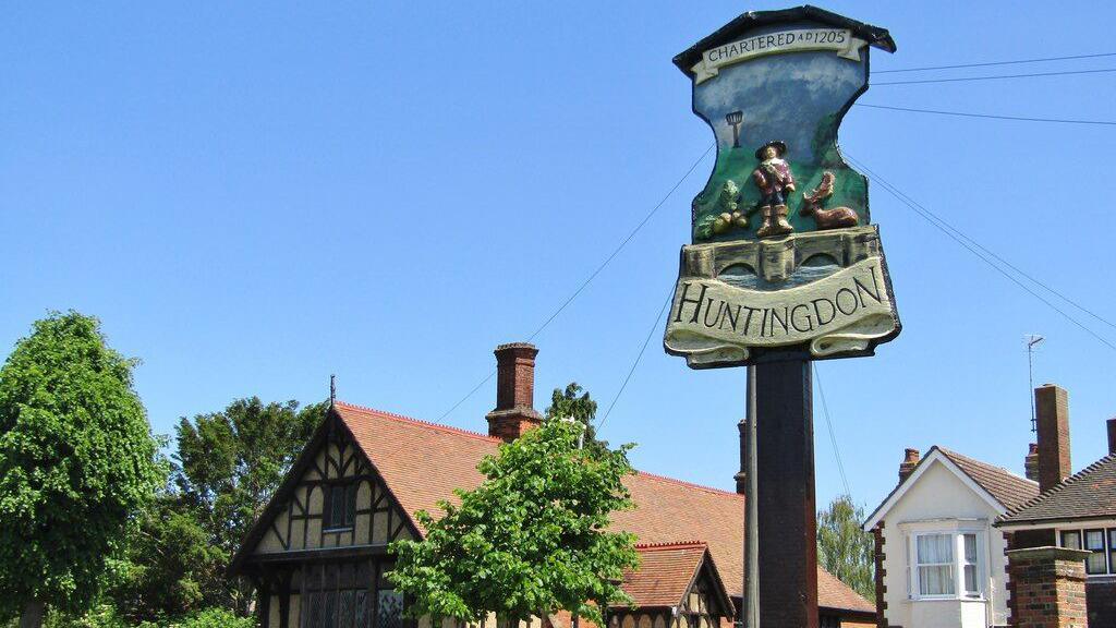 Huntingdon sign