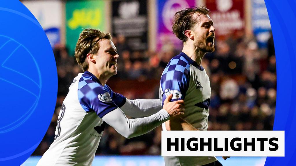 Watch: Falkirk leave it late to clinch last-eight spot