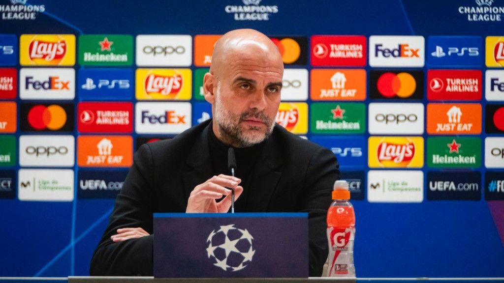 Pep Guardiola Champions League news conference