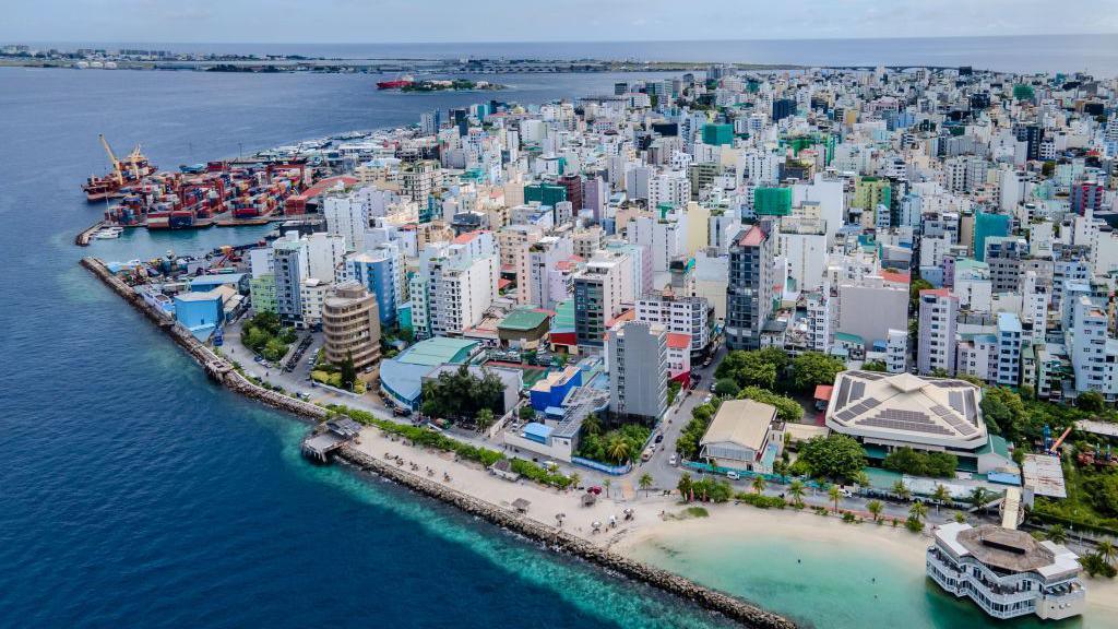 A general view of the city during daily life in Male, Maldives on December 05, 2023. Male, is the capital of the Maldives, an island country in the Indian Ocean whose economy is largely based on tourism. 