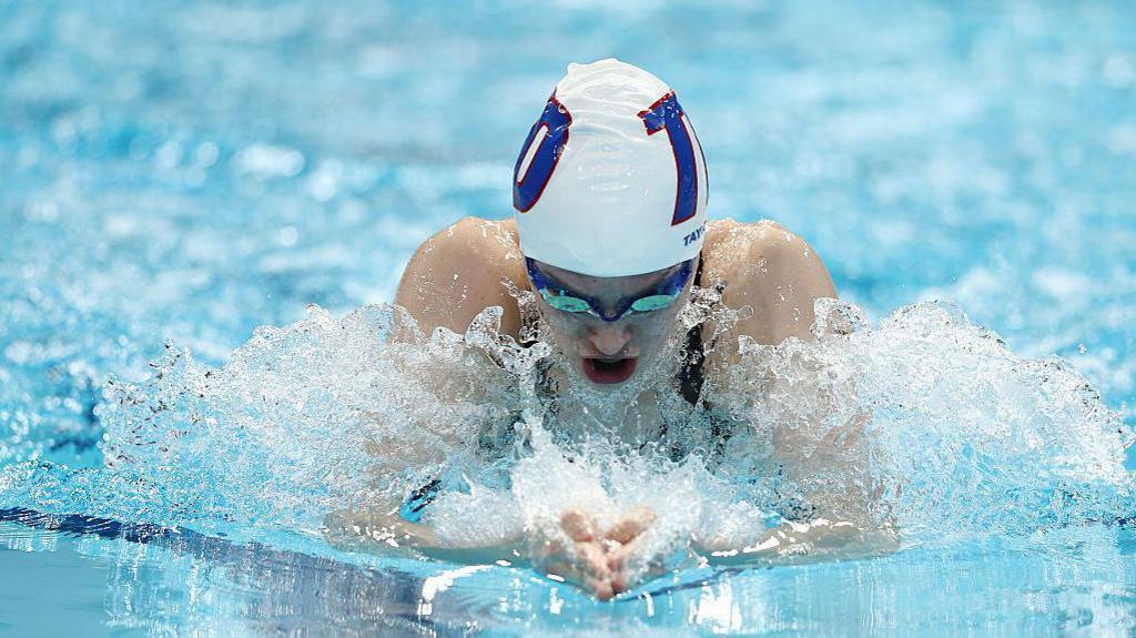 Theodora Taylor competes at the Aquatics GB Swimming Championships at London Aquatics Centre on April 19, 2026.