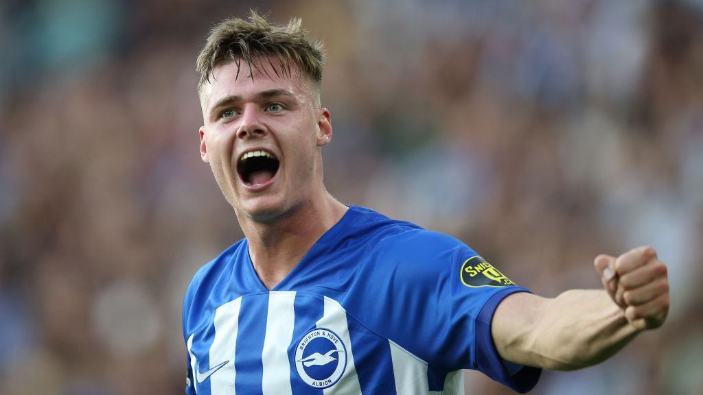 Brighton & Hove Albion: Evan Ferguson on season and commitment - BBC Sport