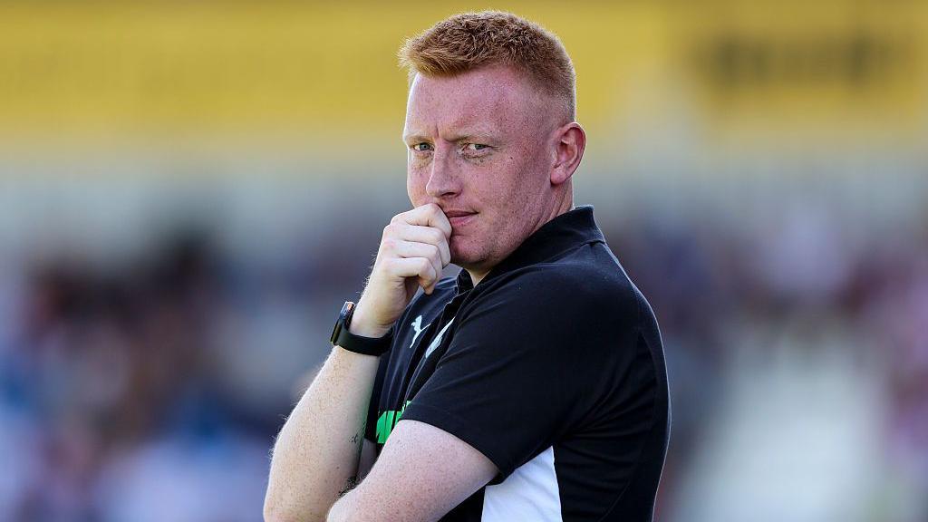 Southampton boss Will Still looks on during Southampton's game v Eastleigh in pre season