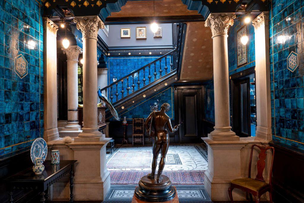 Leighton House on the 3rd October 2019 in London in the United Kingdom. The Leighton House Museum is an art museum in the Holland Park area of the Royal Borough of Kensington and Chelsea in west London. The house was the former home and studio of the leading Victorian artist, Frederic, Lord Leighton,