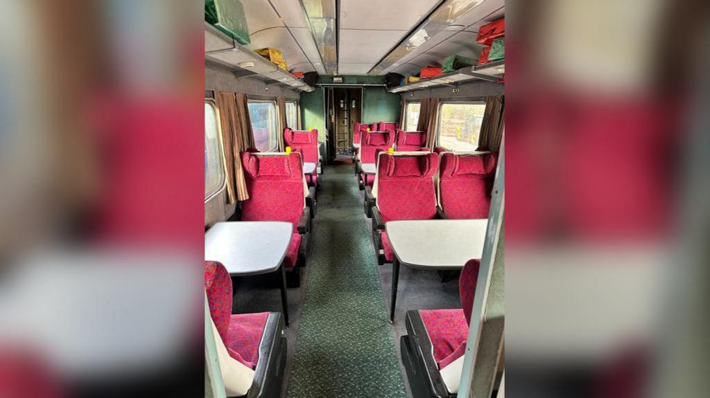 Train carriage inside