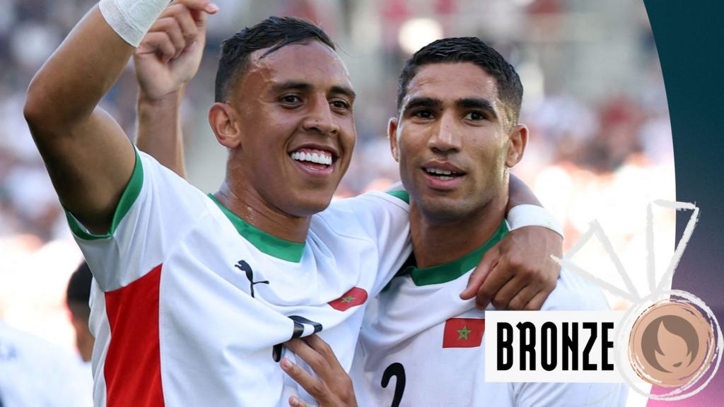 Morocco thrash Egypt 6-0 to win men's football bronze