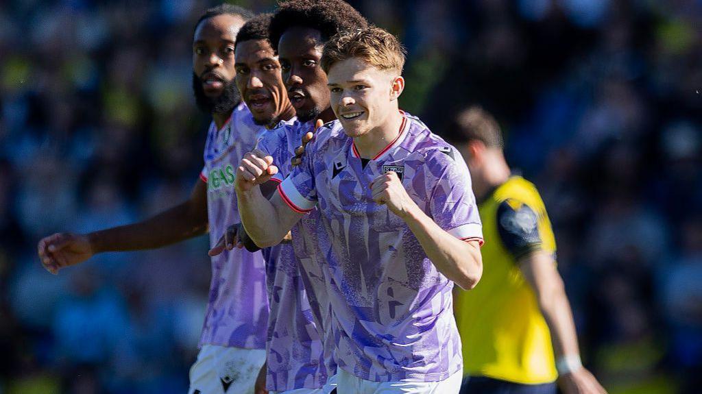 Sheffield Wednesday goalscorer Will Grainer celebrates
