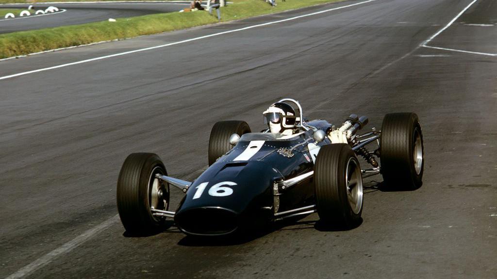 Bob Bondurant in the Eagle Mk1 at the 1966 Mexican Grand Prix