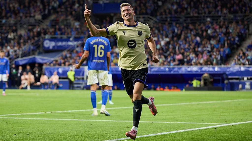 Barcelona come from behind to avoid Real Oviedo upset - BBC Sport