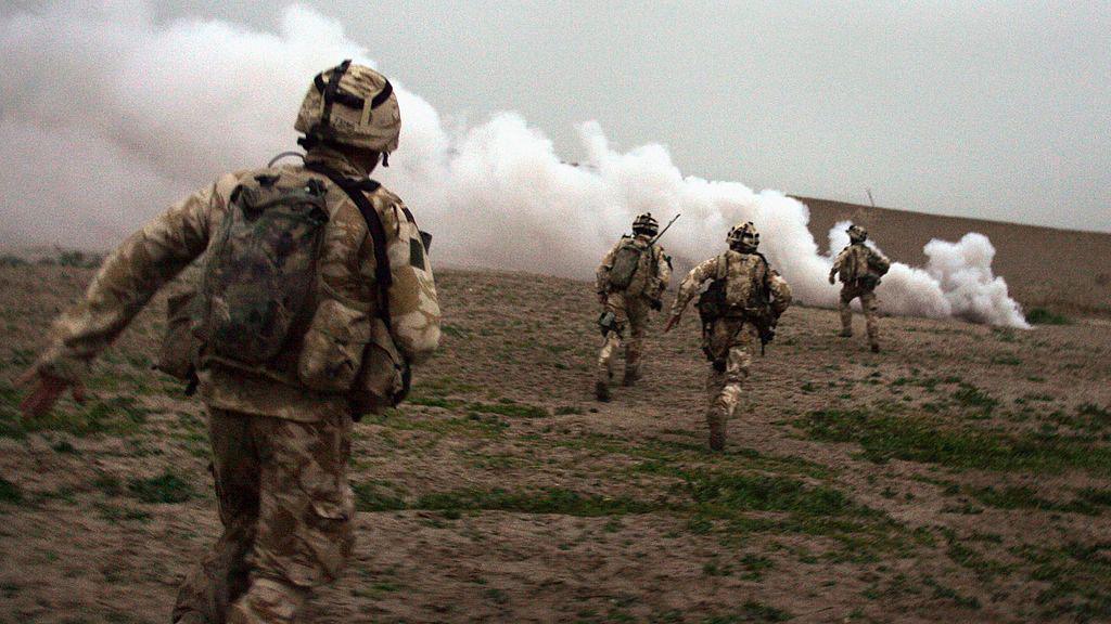 British forces in Helmand province, Afghanistan, in 2007. 