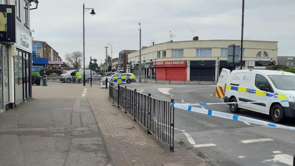 Furtherwick Road cordoned in Canvey Island over the death of Matt Portwood