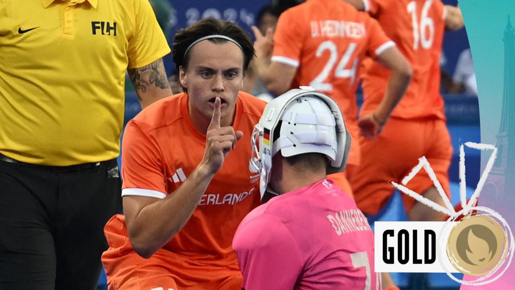 Tempers flare as Netherlands beat Germany in shootout to win gold