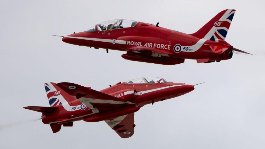 The red arrows aircrafts