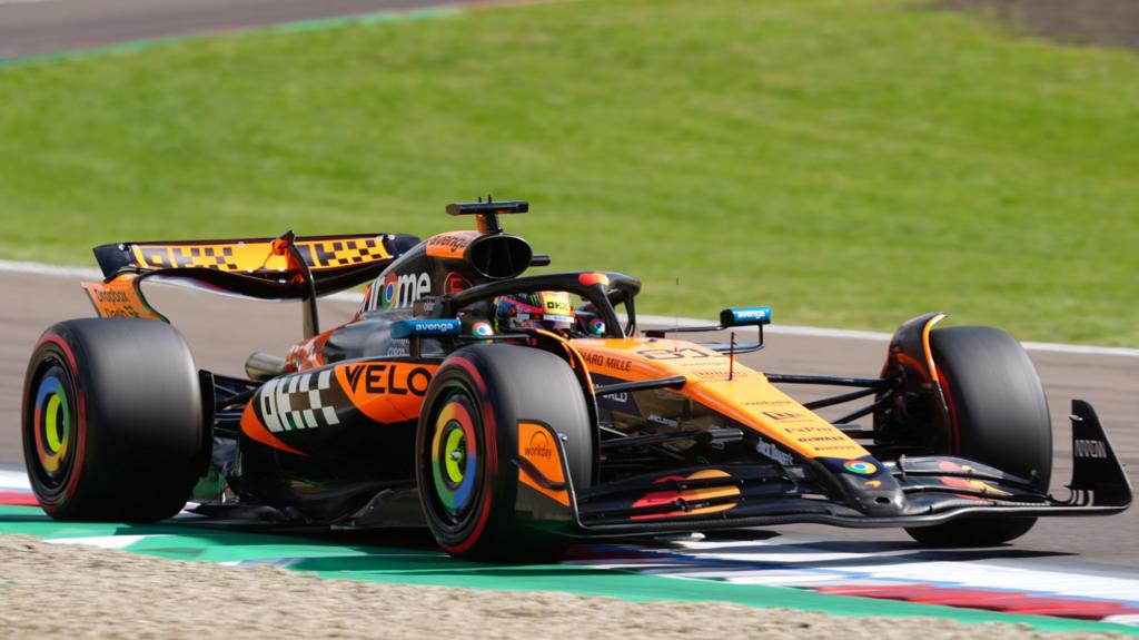 McLaren's Oscar Piastri during Emilia-Romagna Grand Prix qualifying