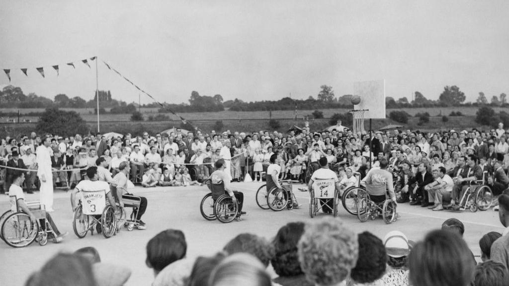 wheelchair basketball game