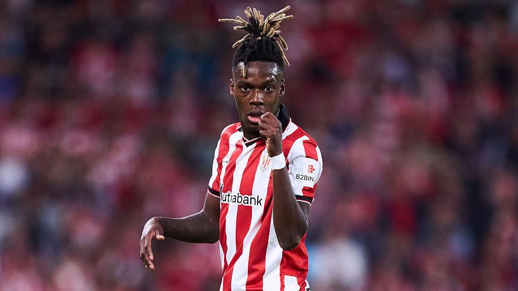 Nico Williams in action for Athletic Bilbao