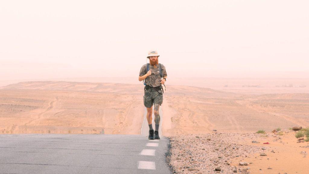 Russ Cook running in Africa