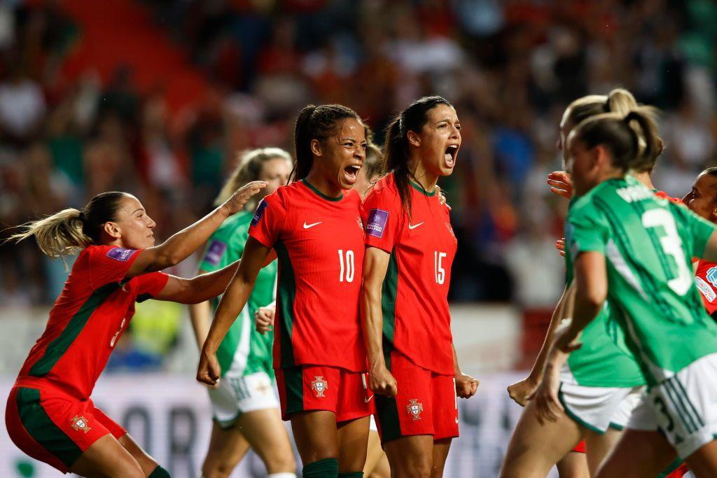 Portugal and Northern Ireland players