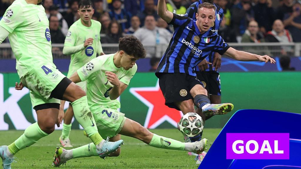 Frattesi scores extra-time winner to send Inter to Champions League final