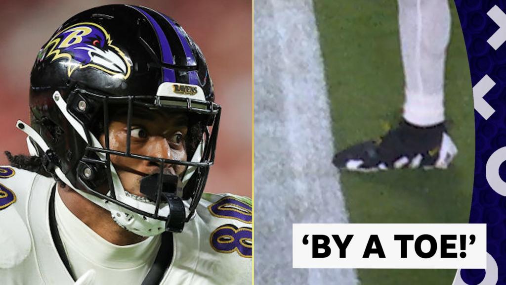 Final second drama! Ravens miss game-saving touchdown by millimetres