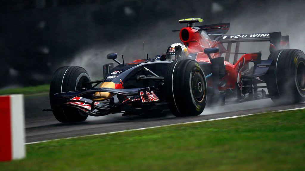Sebastian Vettel at the Italian GP in 2008