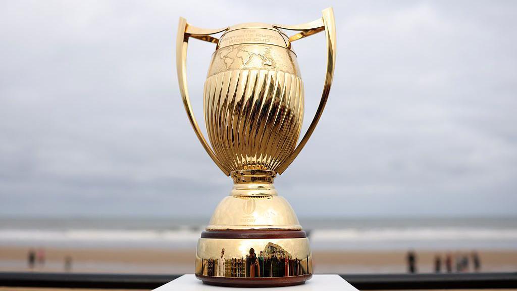 Women's Rugby World Cup trophy.