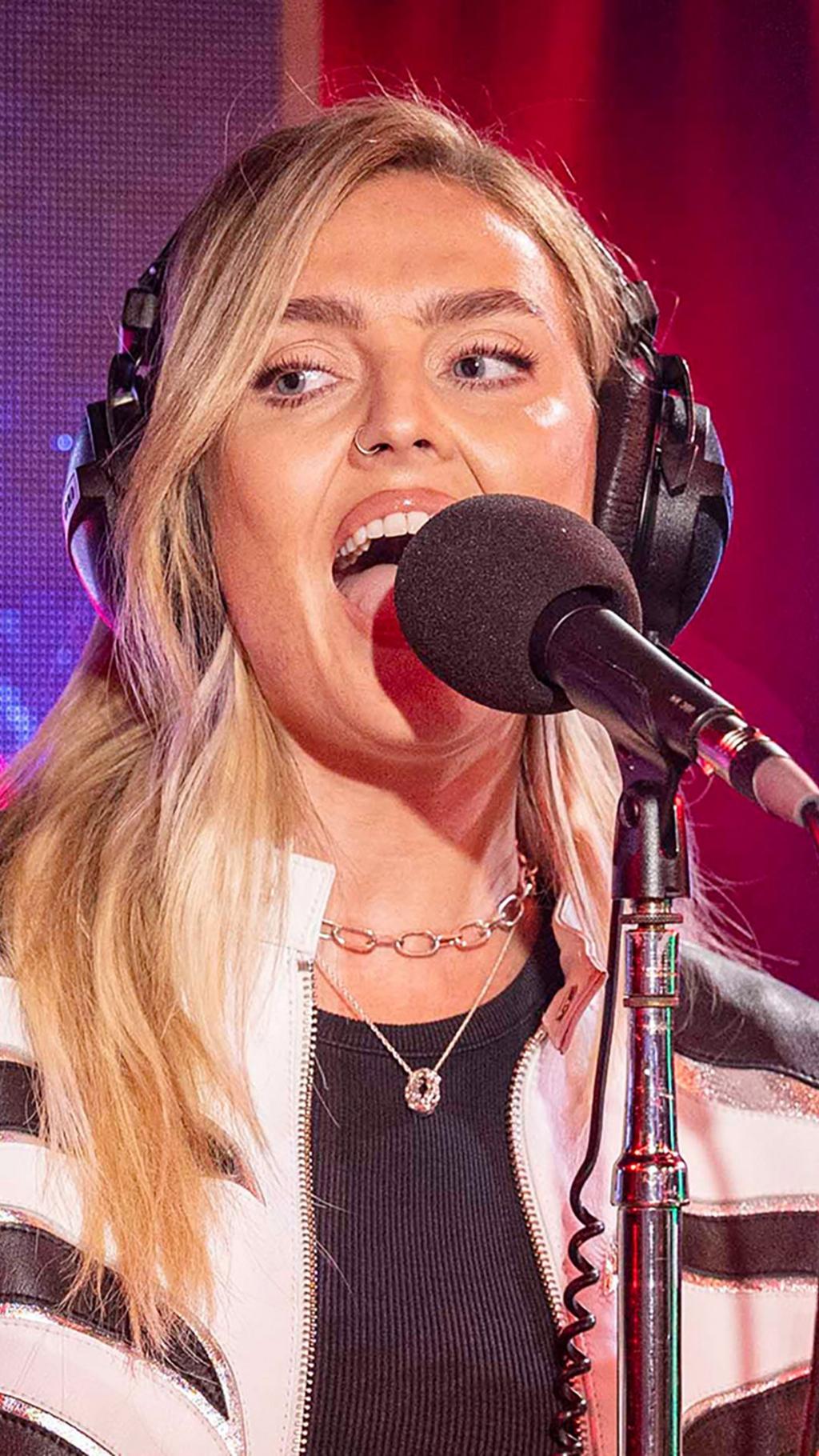 Perrie performs the mash-up you didn't know you needed