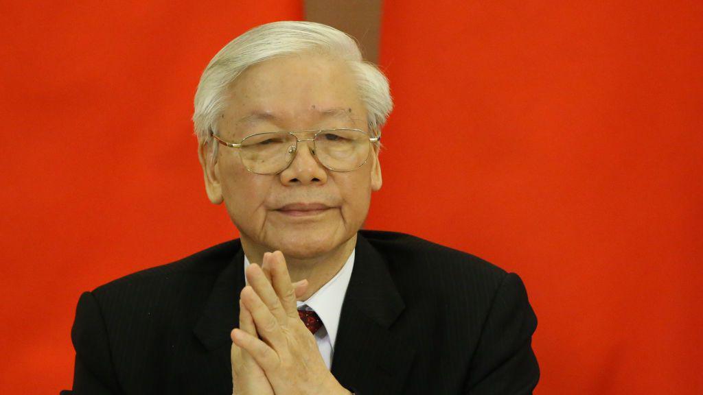 Nguyen Phu Trong in 2018