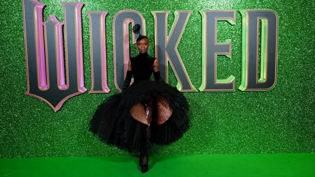 Cynthia Erivo attends the UK premiere of Wicked at the Royal Festival Hall, Southbank Centre in London. Issue date: Monday December 16, 2024