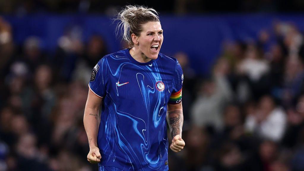 Millie Bright celebrates 