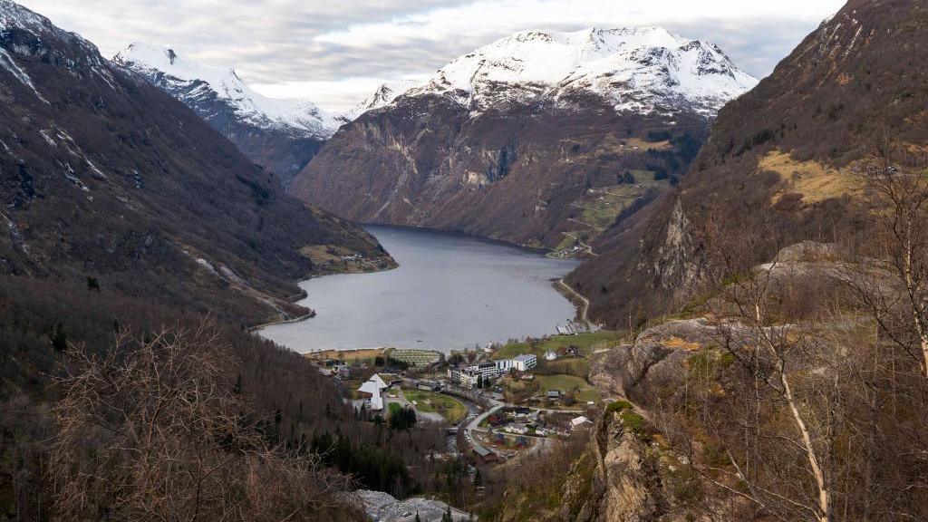 View of Geiranger and the fjords